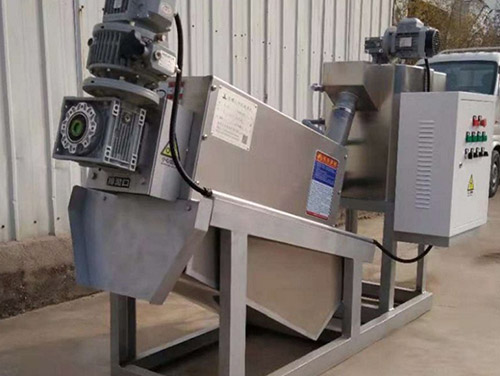 大同移動疊螺式污泥脫水機(jī)