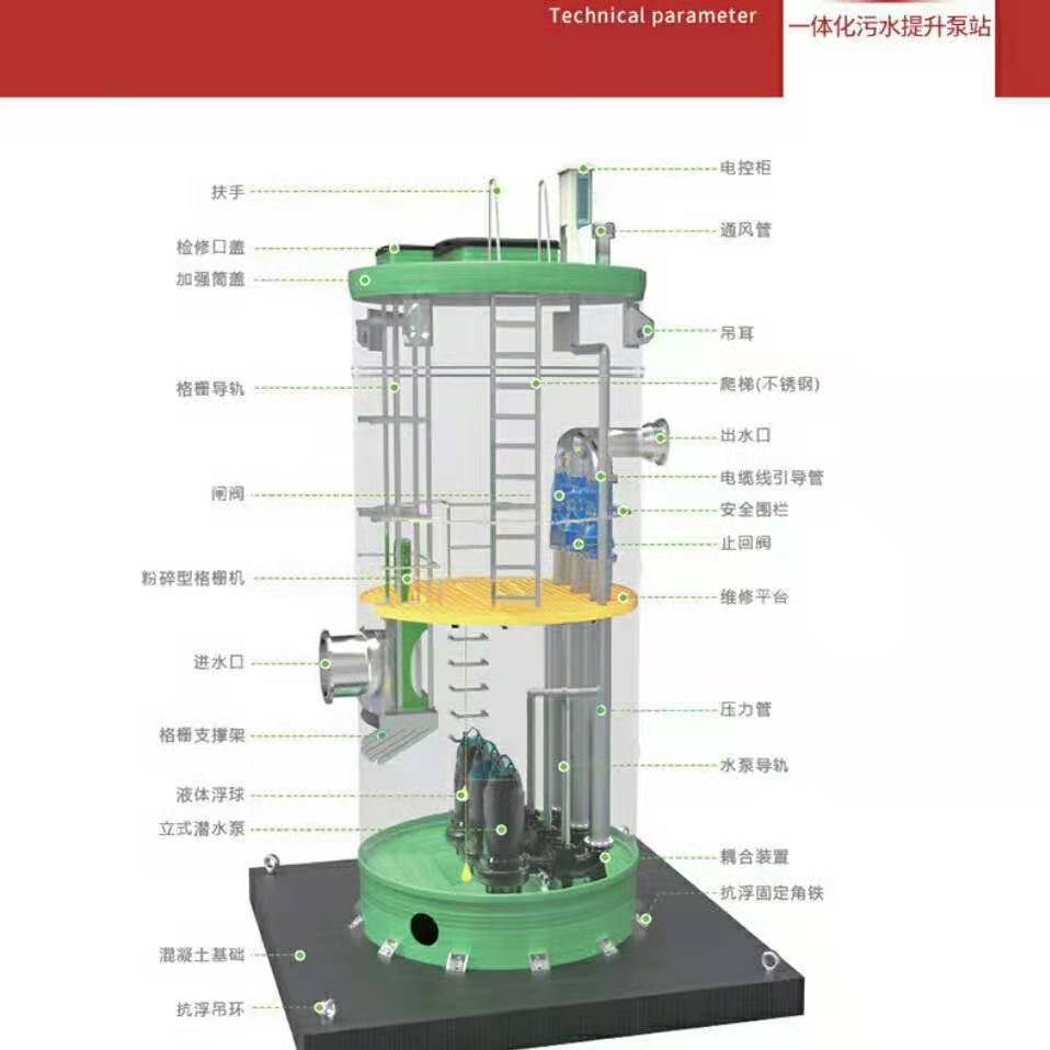一體化預(yù)制泵站，酸堿中和池，智能氣浮機(jī)